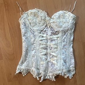 Vintage ivory bustier